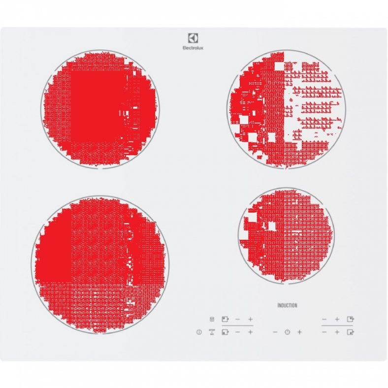 Plita incorporabila Electrolux EHH6340IOW, Inductie, 4 zone de gatit, Control Touch, Timer electronic, 60 cm, Alb