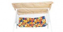REVIEW: Balansoar PF44205 2 x 1,5 x 2 pentru 3 persoane – Cu canapea rabatabilă, structură metalica și design multicolor!