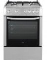 Aragaz Beko CSG 62110 DX, 4 Arzatoare, Aprindere electrica, Grill, Rotisor, Timer, 60 cm, Inox – performant şi fiabil pentru orice bucătar