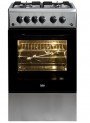 Aragaz Beko CSG52110DX, Gaz, 4 Arzatoare, Aprindere Electrica, Dispozitiv de siguranta plita, Grill, Rotisor, Timer, 50 cm, Inox – performant cu design elegant
