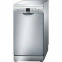 Bosch SPS53M88EU – masina de spalat compacta si incapatoare din inox, cu motor EcoSilence Drive!