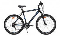 Bicicleta Cross Romero 26″ 2016, Negru/Albastru, XL (52cm)