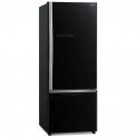Hitachi R-B500PRU6 GBK – combina frigorifica premium din sticla neagra tip oglinda, cu un sistem dual de racire No Frost!