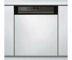 Whirlpool WBC 3B1 B – masina de spalat vase semi-incorporabila pentru rezultate foarte bune la spalare!
