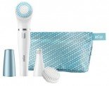 Set Cadou Epilator Facial Braun SE832E, Perie curatare faciala, 3 accesorii, Alb/Turcoaz – culoarea valurilor mării
