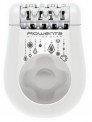Epilator Rowenta EP1045, 2 viteze, 24 de pensete, strasuri pentru picioare, Alb – uşor de purtat