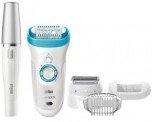 Epilator Braun Silk-epil SE9558 + Epilator Facial cadou – cu sisteme şi tehnologii