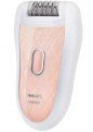 Epilator Philips SatinSoft HP6519/01, Discuri metalice, 20 Puncte de prindere, 2 Viteze, Alb/Roz – epilare simplă și rapidă