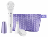 Set Cadou Epilator Facial Braun SE832N, Perie curatare faciala, 3 accesorii, Alb/Lila – reprezintă cadoul perfect